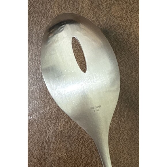 Oneida STAFFORD Satin Stainless 18/10 Slotted Serving Spoon, Sugar, Butter EUC - Picture 14 of 16